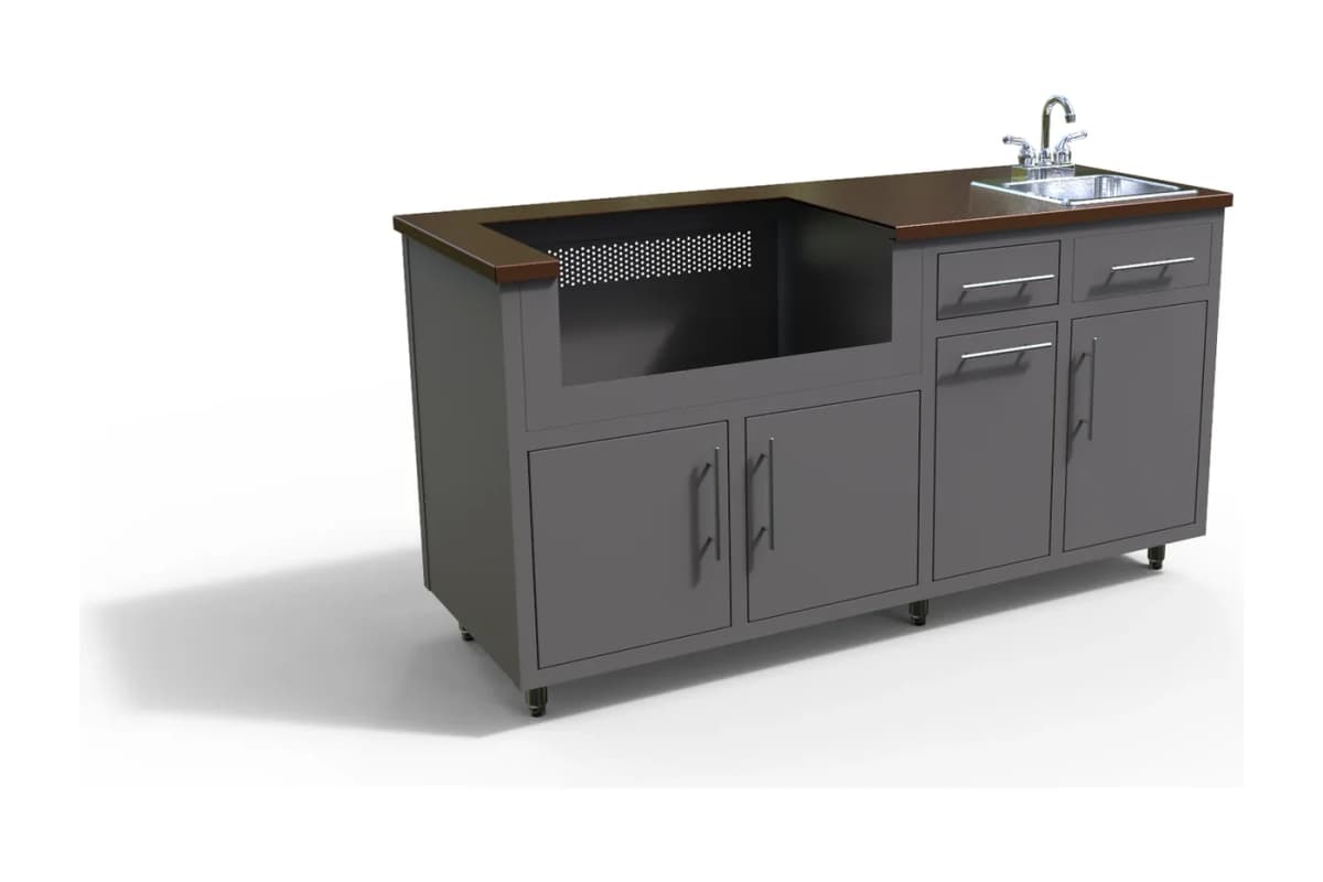Coastal 67 Grill & Sink Island