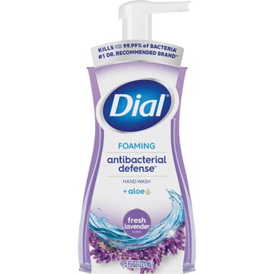 Dial Antibacterial Defense 7.5 Oz. Fresh Lavender + Aloe Foaming Hand Wash (2138227)