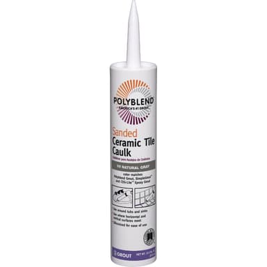 Polyblend 10.5 Oz. #09 Natural Gray Sanded Ceramic Tile Caulk (PC0910S-6)