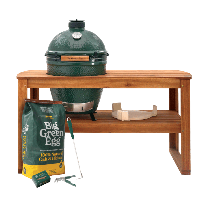Large EGG in Acacia Table Package