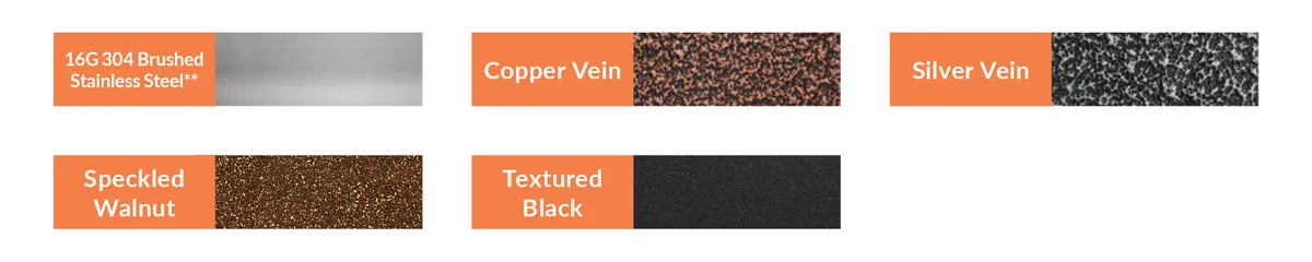 Countertop color options