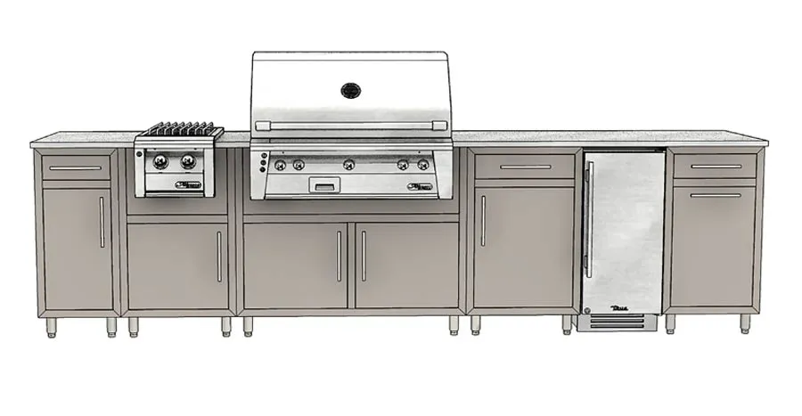 3-D kitchen rendering