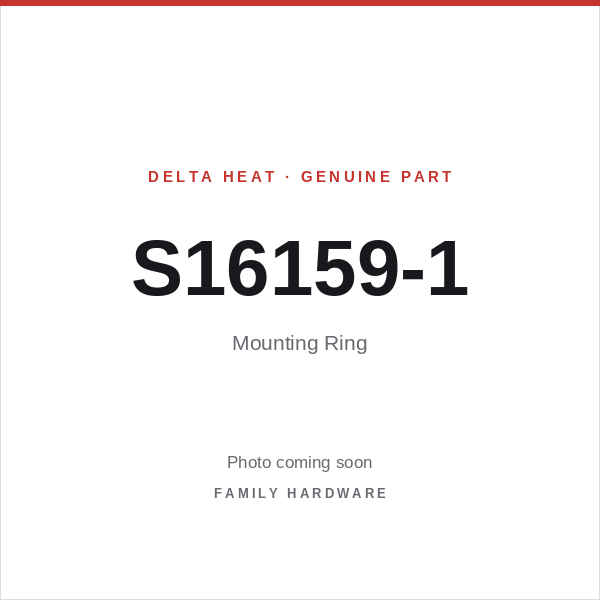 Mounting Ring (S16159-1) — photo coming soon
