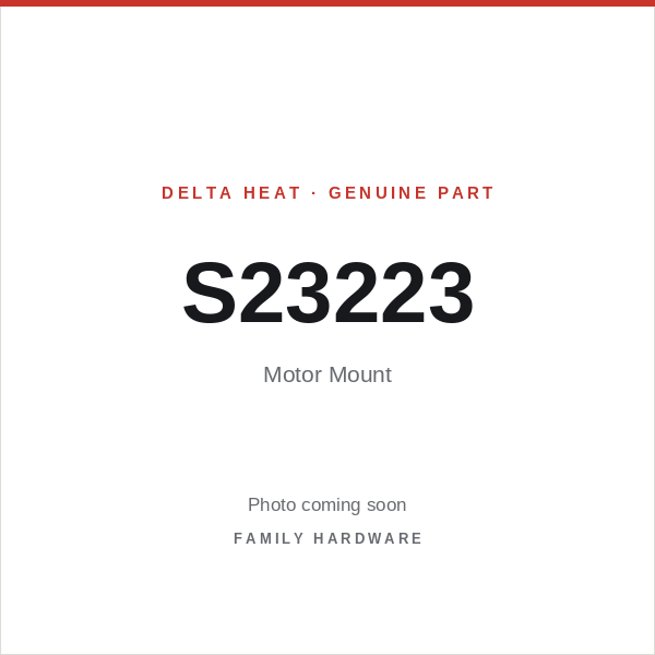 Motor Mount (S23223) — photo coming soon