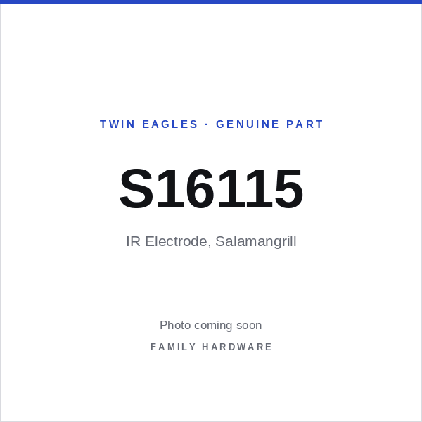 IR Electrode, Salamangrill (S16115) — photo coming soon