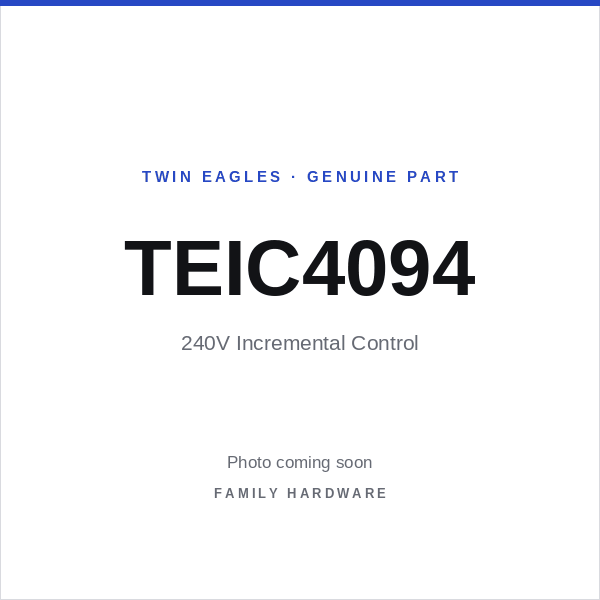 240V Incremental Control (TEIC4094) — photo coming soon